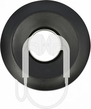Rrotullues kabllosh DeLOCK Cableyoyo, set 2 copë, unazë magnetike, TPR, bardh e zi