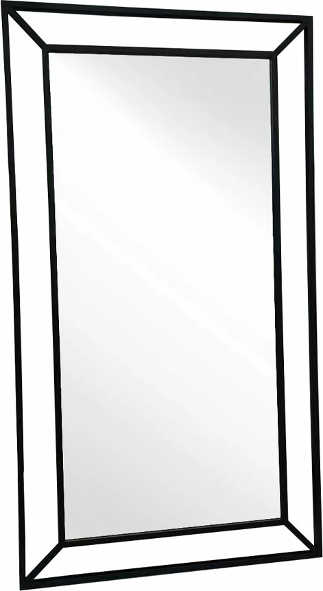 Pasqyrë varëse, metal i zi, 100x180cm