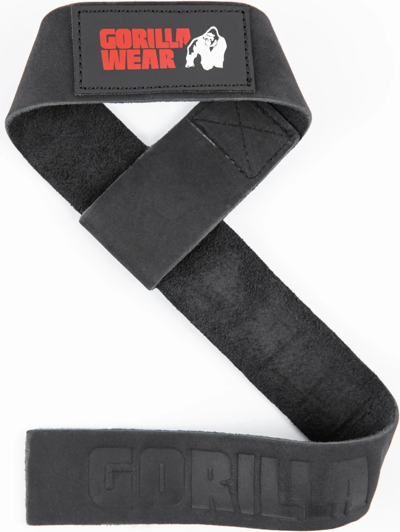 Leather Lifting Straps - Black