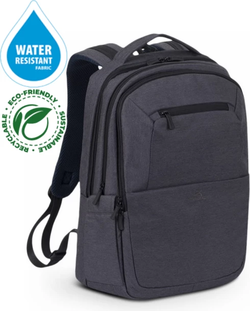 Çantë shpine për laptop RIVACASE 7765, 16\", 20L, ECO RPET, Black