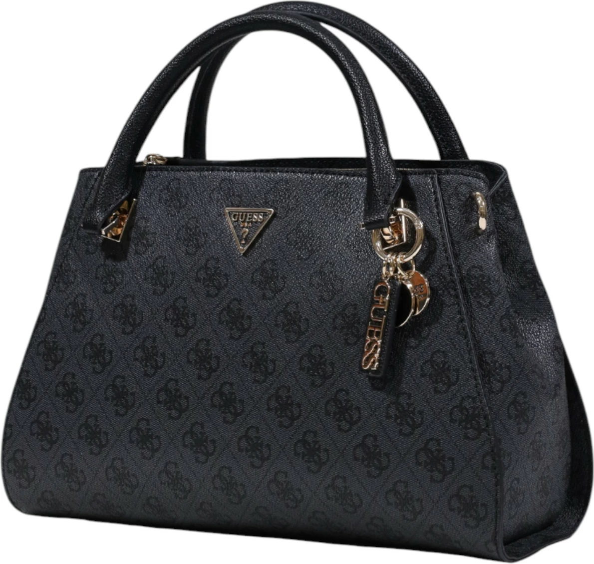 Çantë dore për femra Guess Noelle II Luxury Satchel HWBG96 72070, antracit