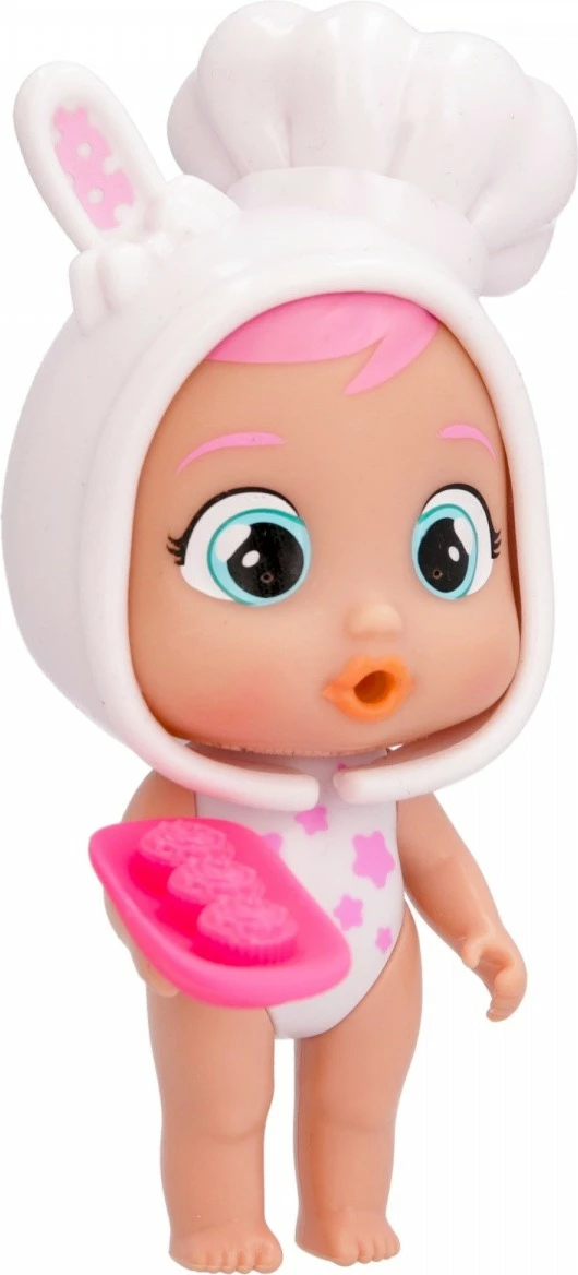 Kukull Cry Babies Magic Tears Di Stars Talent Coney, Tm Toys, plastikë, me aksesorë, rozë/bardhë