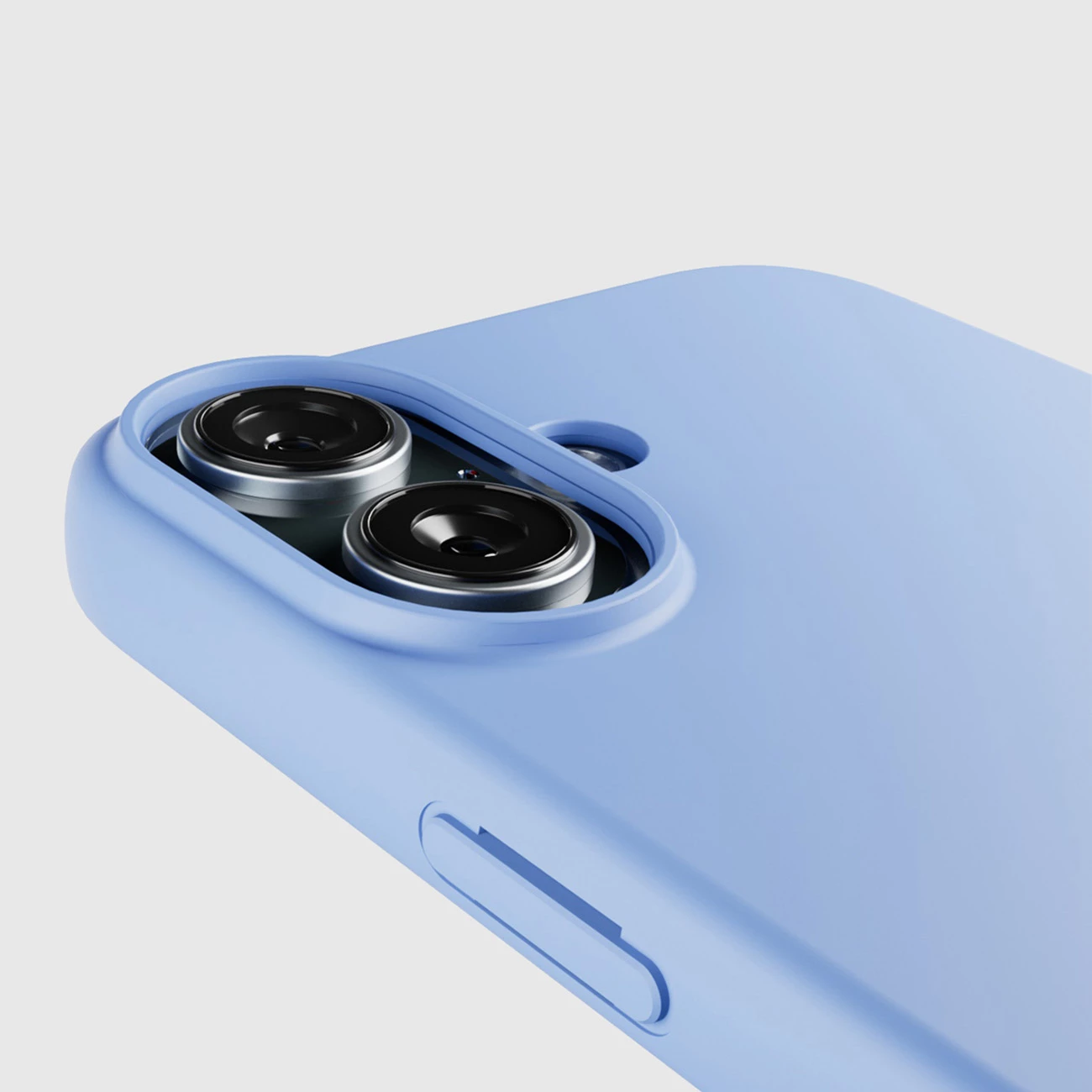 Mbështjellës SBS Instinct për iPhone 16 Plus, TPU me mikrofibër, 20 g, kaltër