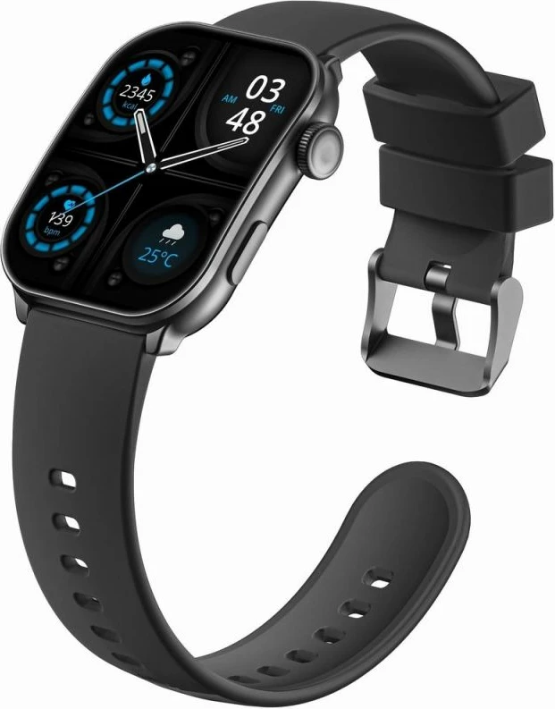 Smartwatch për meshkuj Gravity, i zi