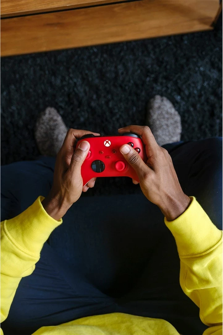 Gamepad Microsoft Xbox Wireless Controller QAU-00012, Bluetooth/USB, i kuq