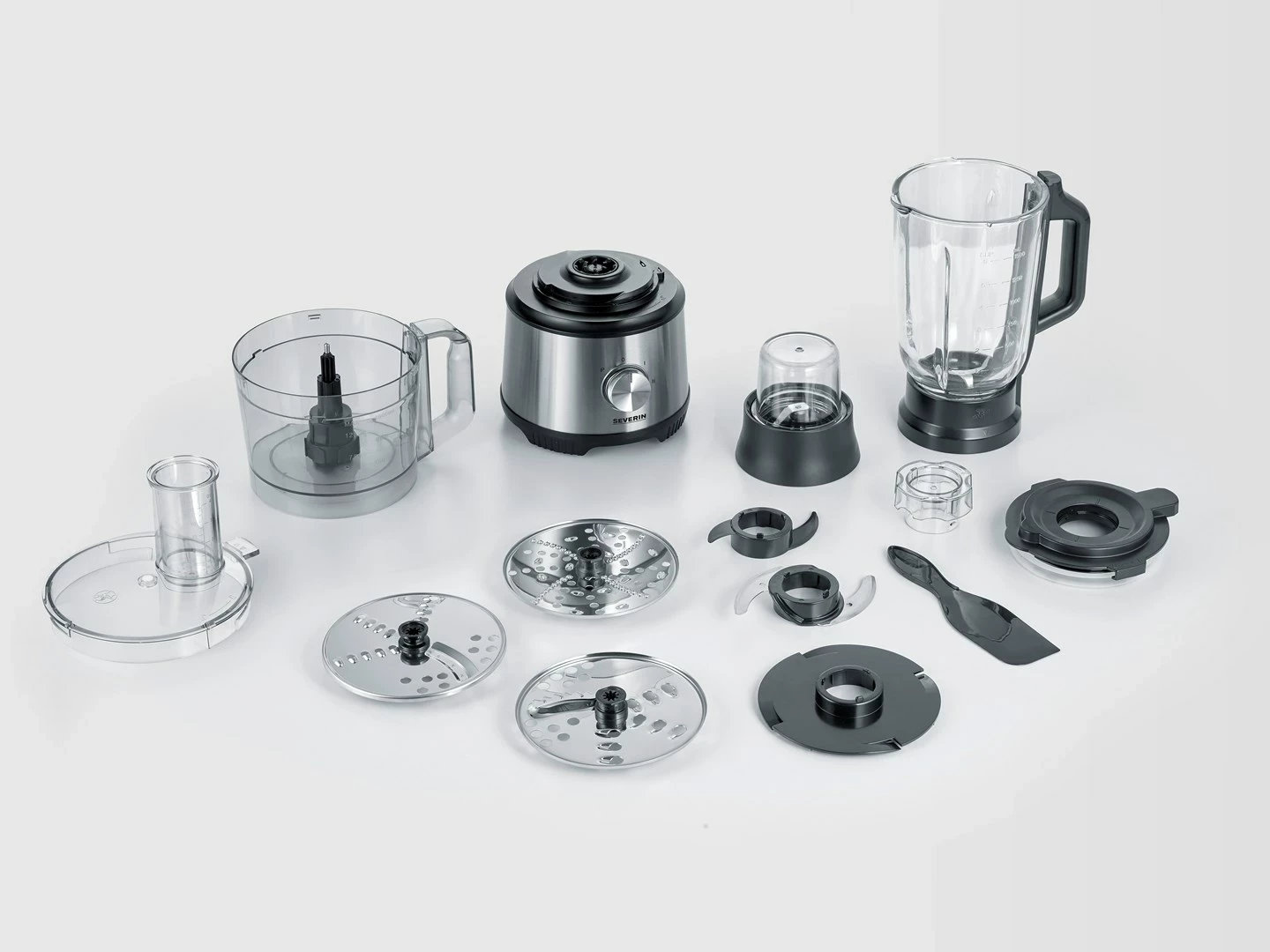 Procesor ushqimi Severin KM 3892, 1.5 L, 1200 W, Inox, i zi