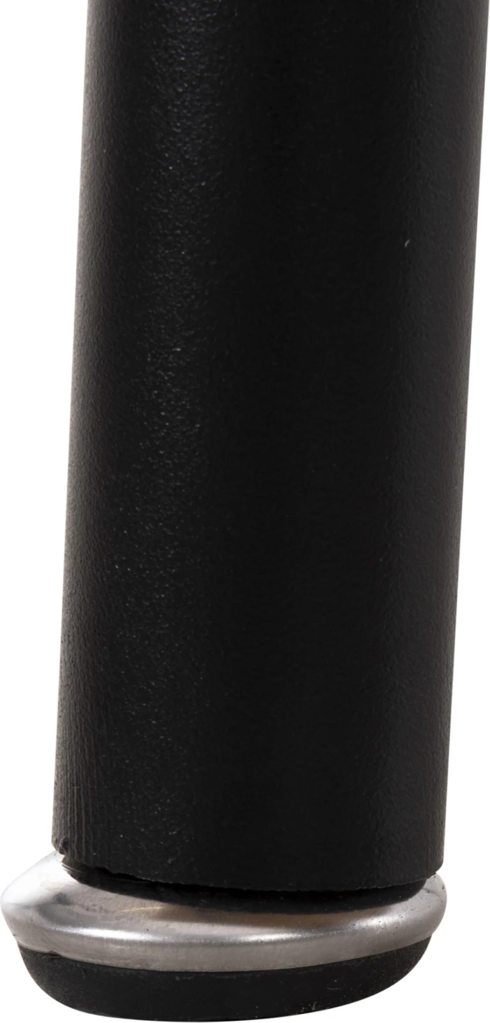 Tavolinë ngrënie katrore, TRENK FH9614.01, MDF me furnir lisi, këmbë metalike të zeza, 120x120x75H cm