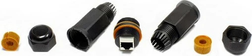 Lidhës patch kabllo rrjeti GoodConnections Cat.6A, outdoor IP67