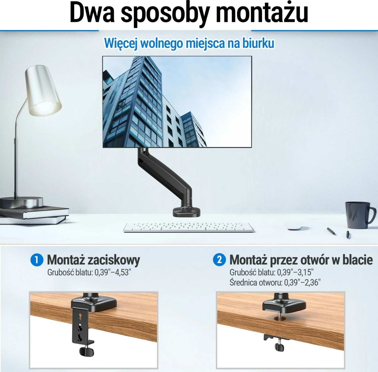 Kasë monitori Redragon GMK-914, e zezë, për 1 monitor, 13-23 inch