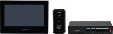 Set video-interfoni DAHUA KTP03, 7" TFT, me prekje, i zi