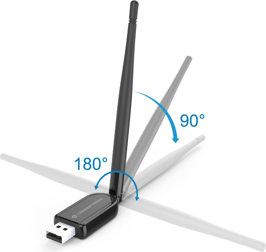 Adapter Bluetooth Conceptronic NanoUSB 100m, Bluetooth 5.1, i zi