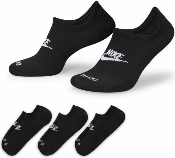 Çorape për meshkuj dhe femra Nike, të zeza