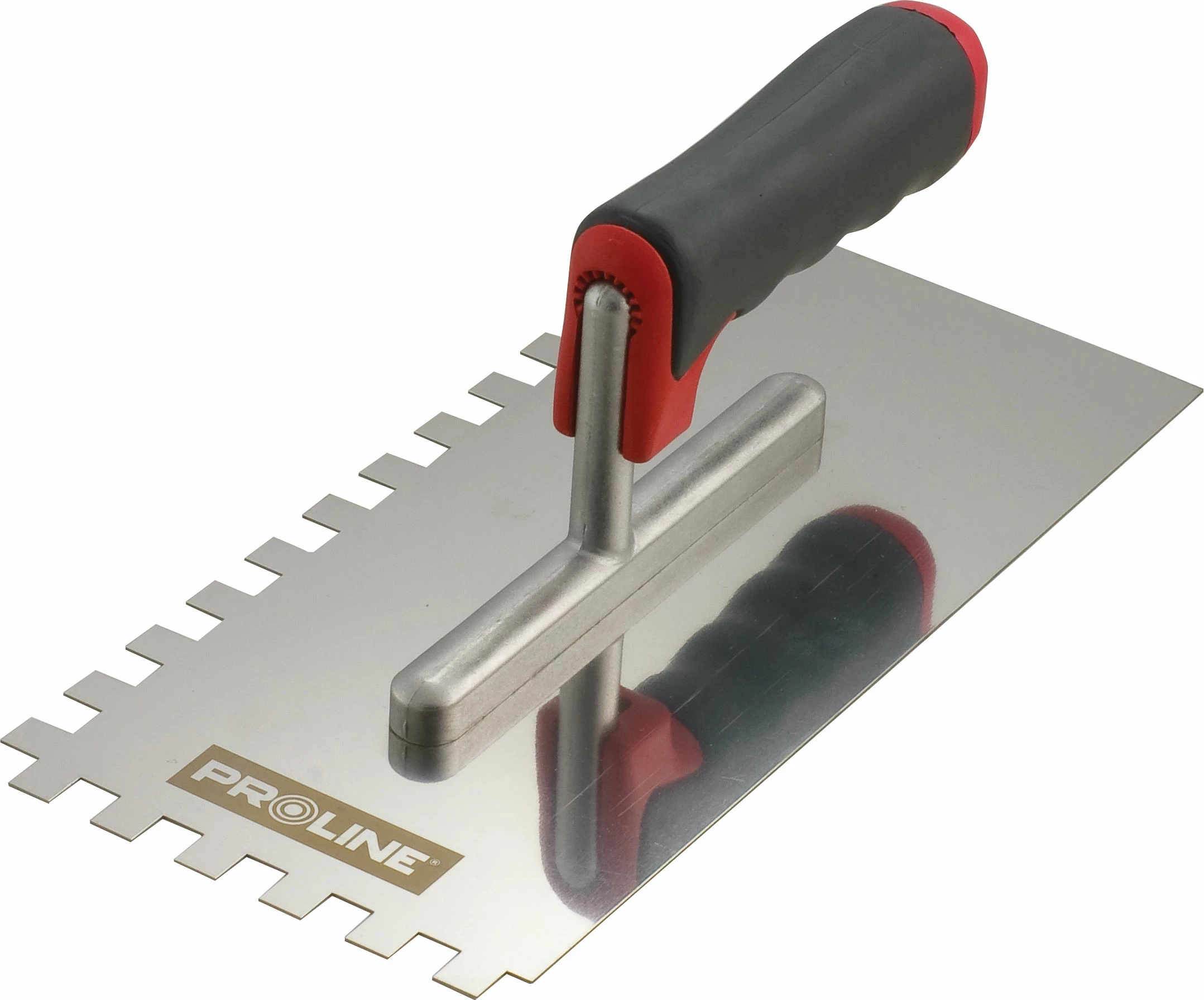 Spatulë (mistri) inox me dhëmbë PROLINE 61515 270x130mm 12x12mm