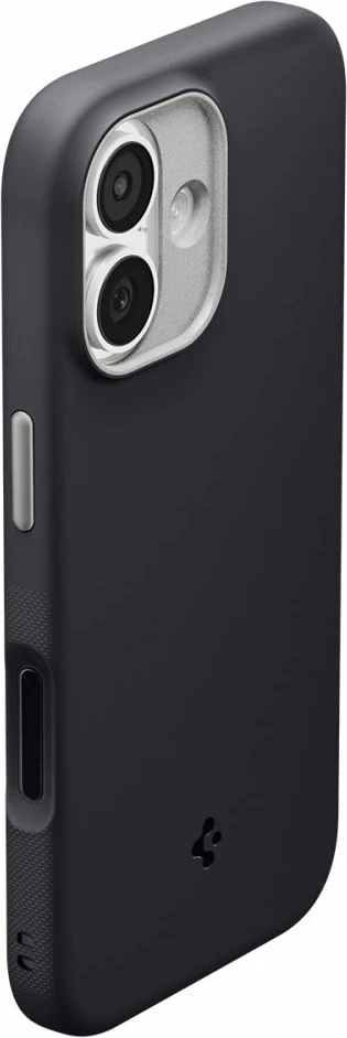 Mbështjellës Spigen Nano Pop MagSafe për iPhone 17, me MagSafe, poliretan, i zi