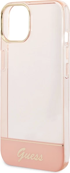 Mbështjellës Guess GUHCP14MHGCOP për iPhone 14 Plus 6.7", rozë, hardcase