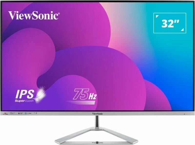 Monitor ViewSonic VX3276-mhd-3, 32 inç, IPS, Full HD, 75 Hz, i zi