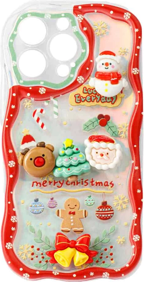 Fotroll për telefon TECH TIME Christmas Edition Red (IP15)