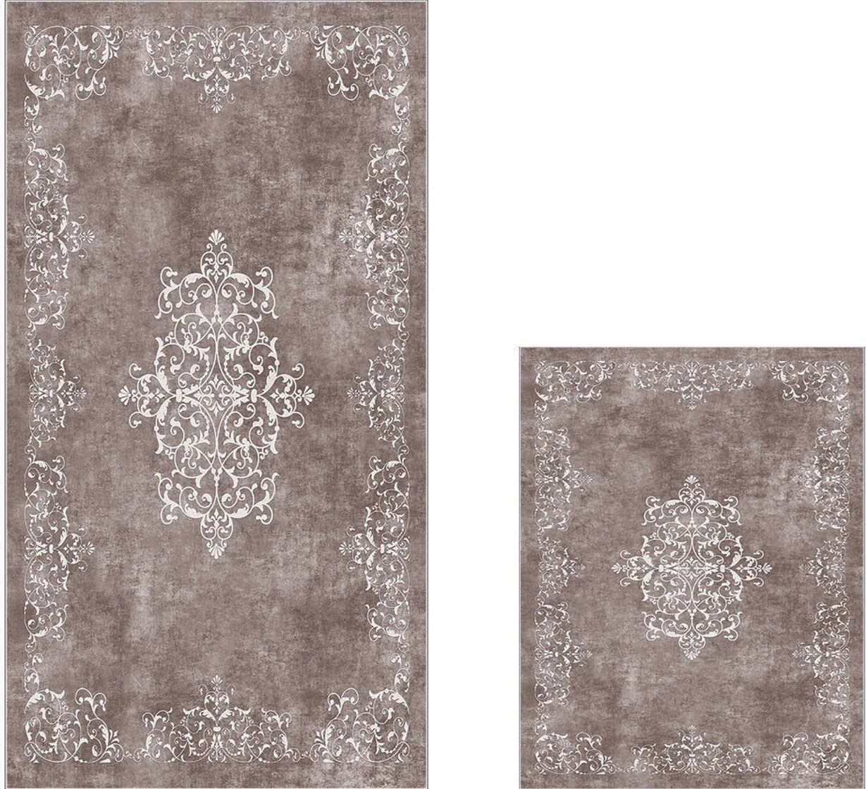 Set tapetash për banjo (2 copë), Mijölnir, 510616, ngjyrë gri-taupe
