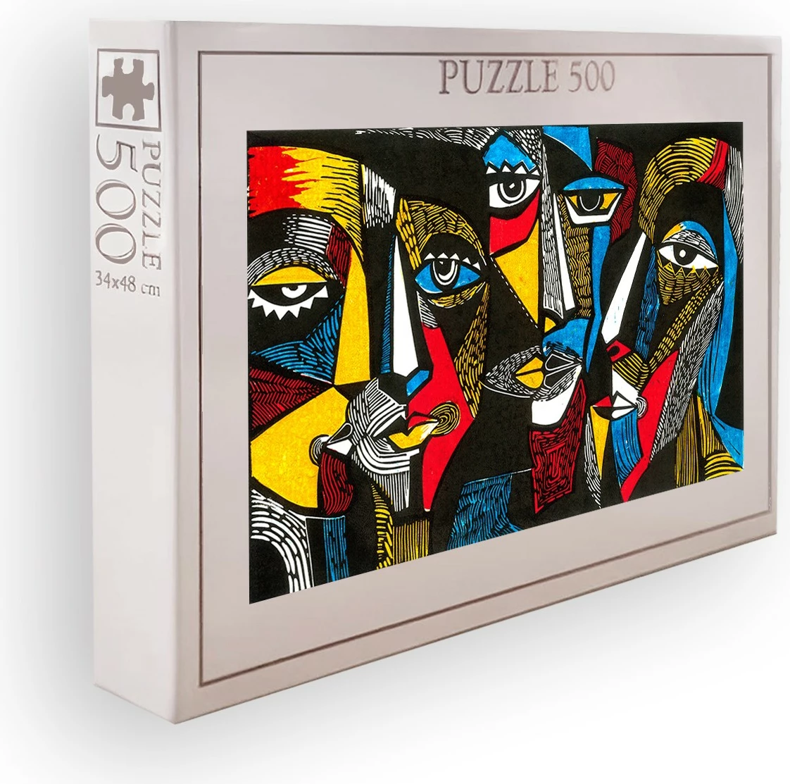 Puzzle 500 copë, Evila Originals, shumëngjyrësh, PZL_0122_500