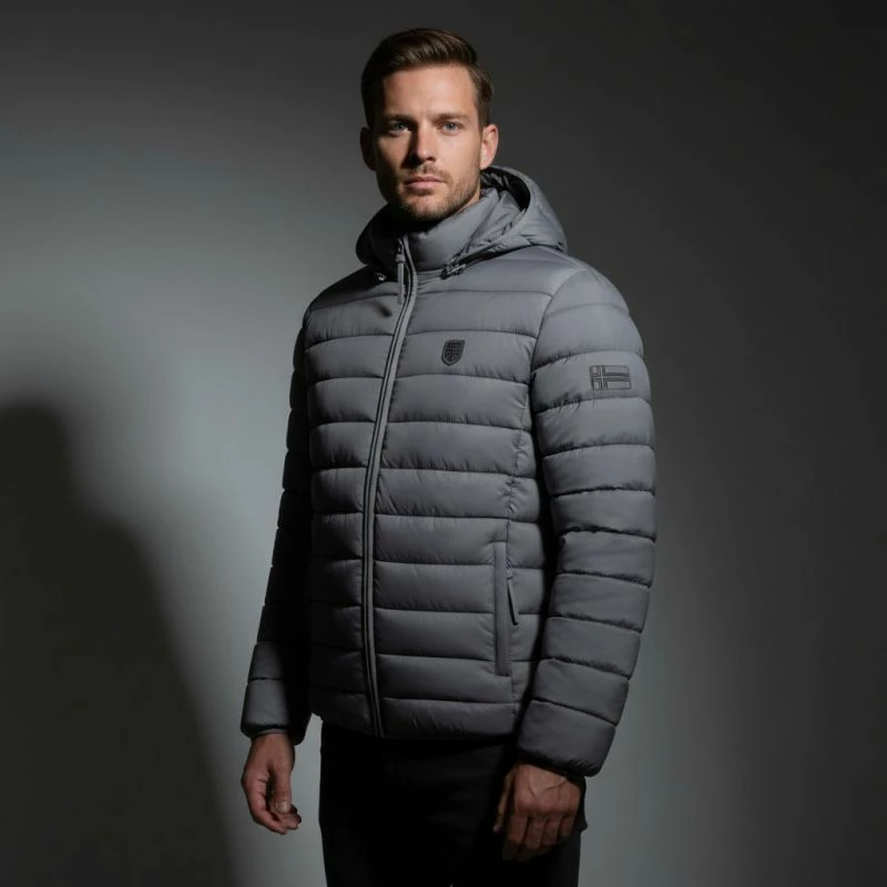 Jakne për meshkuj Geographical Norway, gri e errët [Madhësia: XXXL]