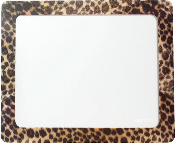 Mauspad LogiLink Leopard Design, ekstra i hollë, kornizë leopard