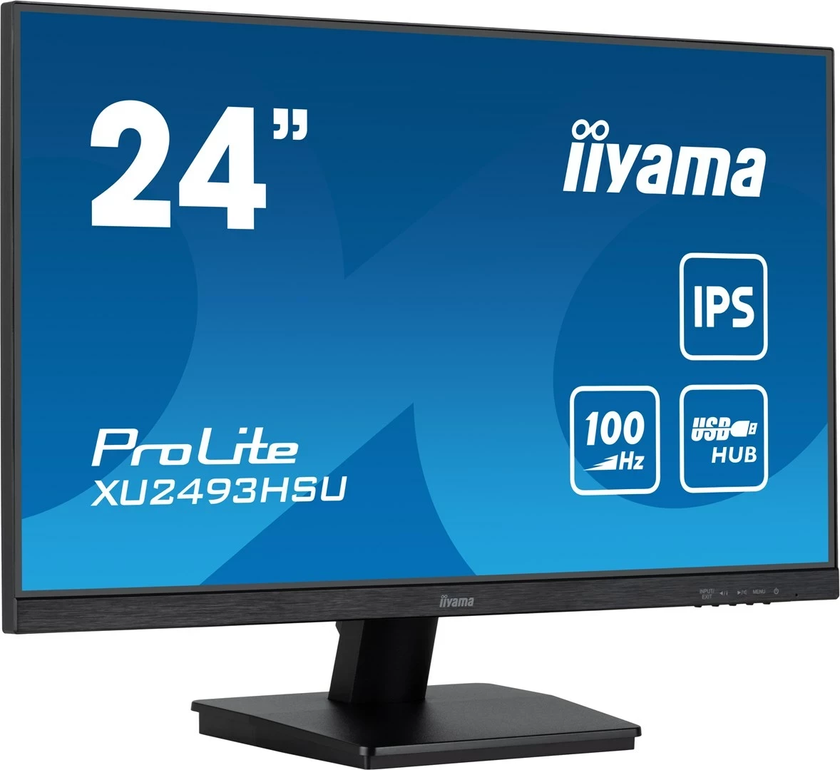 Monitor kompjuteri IIYAMA ProLite XU2493HSU-B7, 23.8", Full HD, LED, E zezë