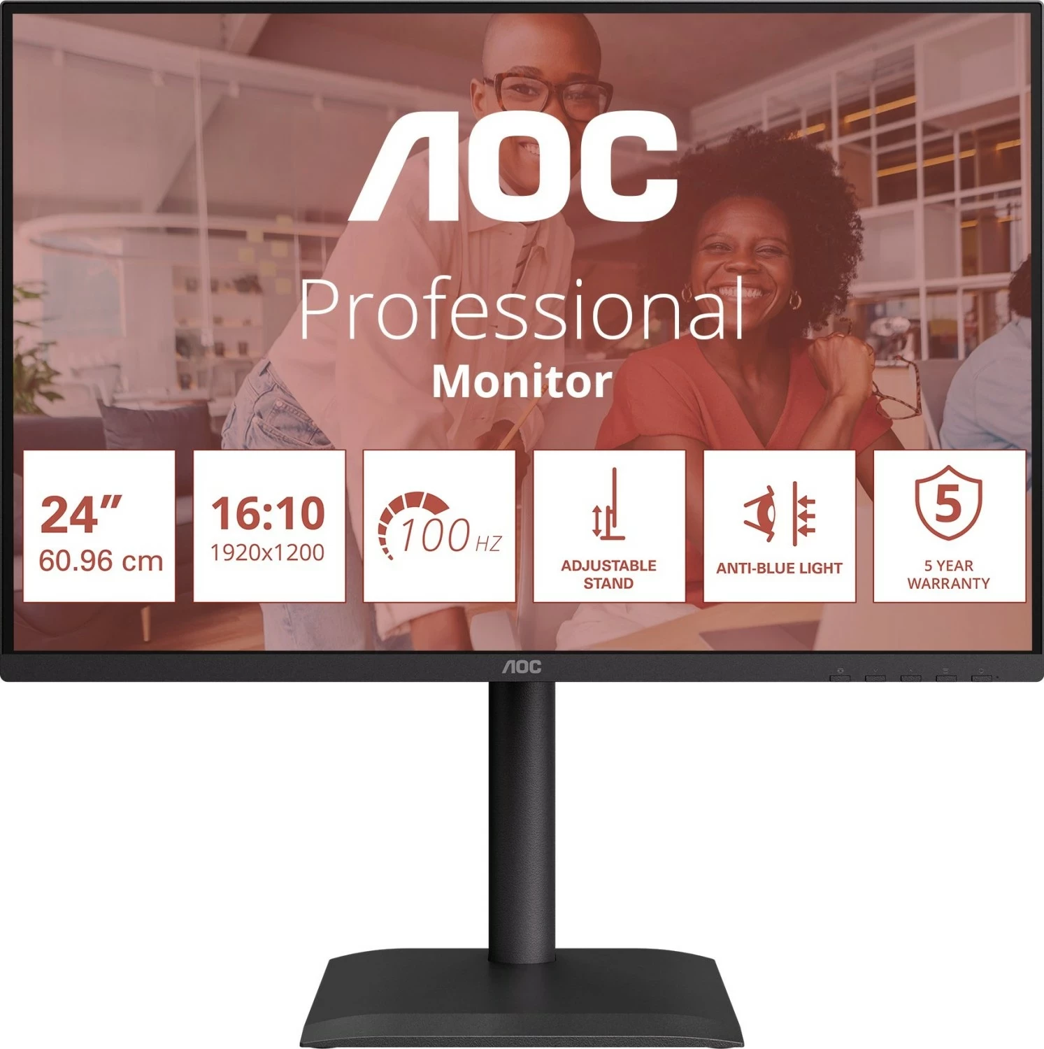 Monitor AOC X24E4U, 24 inch, IPS, Full HD, 100Hz, i zi