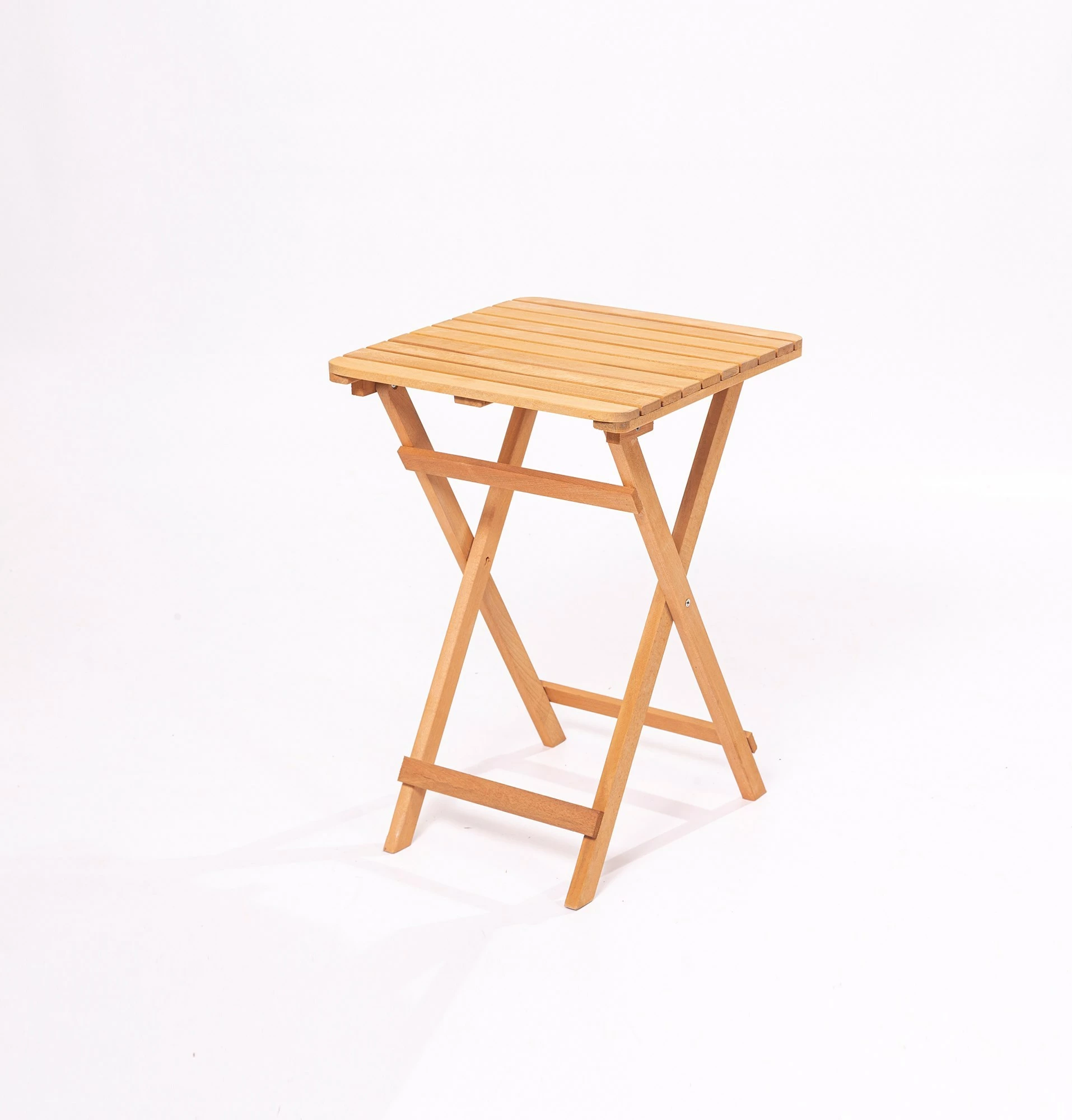 Set tavolinë me karrige për terasë, 3 pjesë, dru ahu, natyrale/krem, Hanah Home My001A