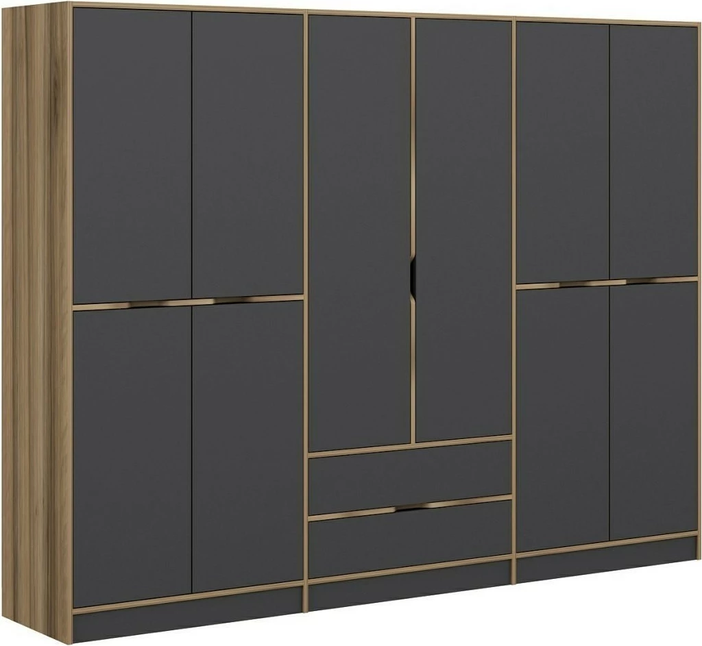 Dollap Hanah Home Elina, dore, 277x208x52cm