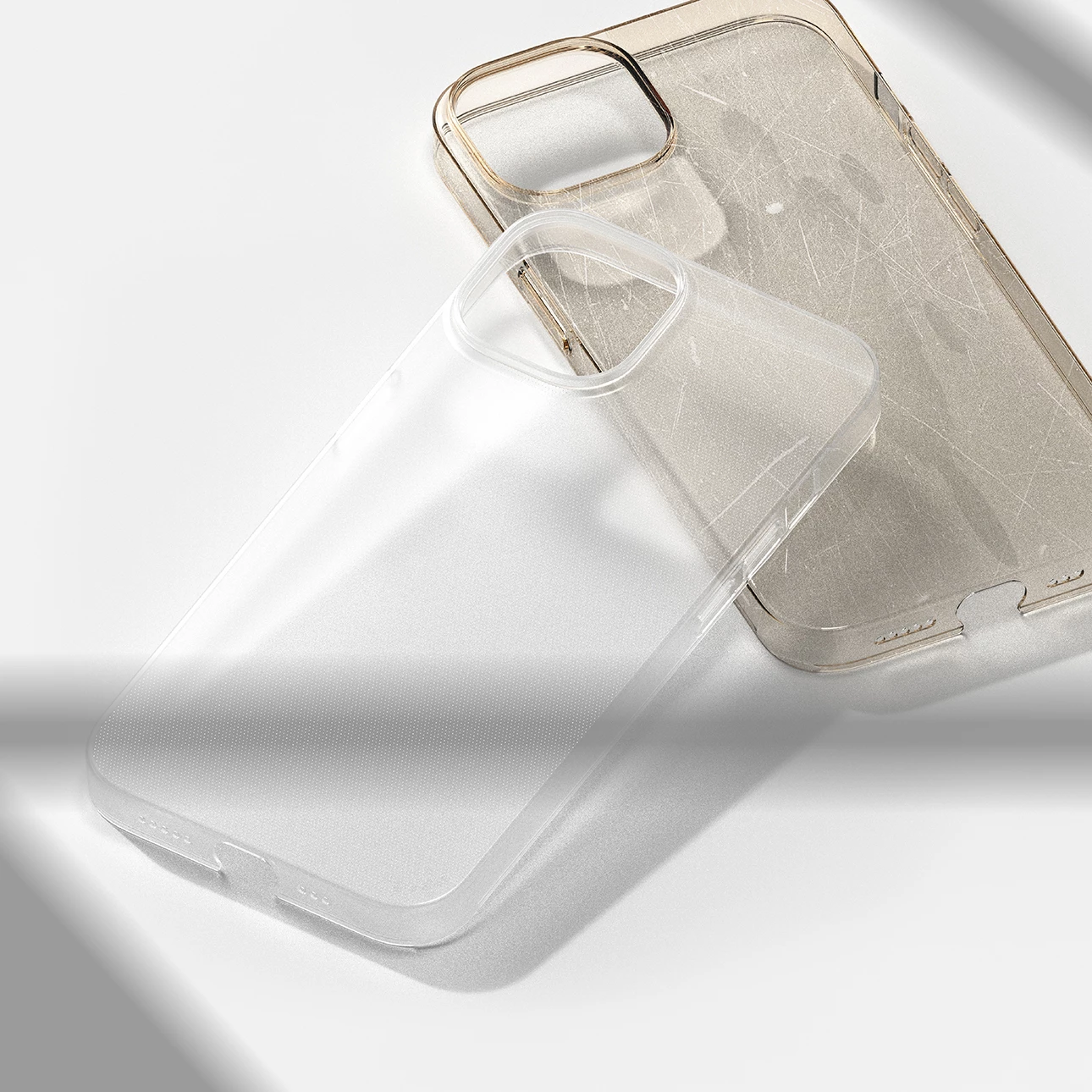 Mbështjellës Ringke Slim për iPhone 14 Plus, ultra i hollë, gjysmë-transparent