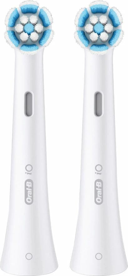 Kokë zëvendësuese furçe dhëmbësh Oral-B iO Gentle Care, magnetike, 2 copë, e bardhë