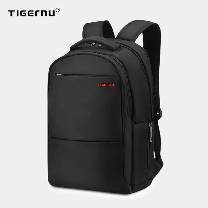 Çantë shpine për laptop Tigernu Serpens 17", nylon rezistent ndaj ujit, 33 x 15 x 48 cm, e zezë