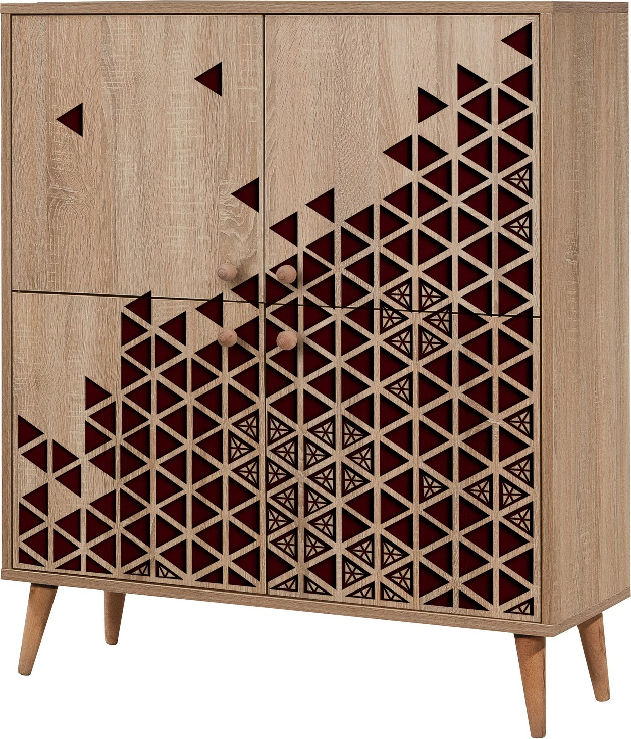 Dollap shumëpërdorimësh, ngjyrë lisi Sonoma, Multilux-122