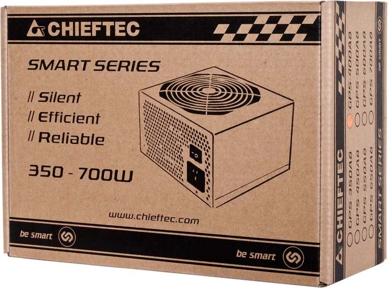Chieftec GPS-600A8 power supply unit 600 W ATX Black