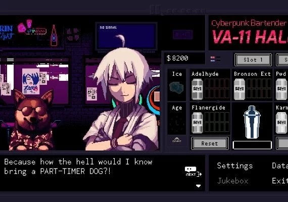 VA-11 Hall-A Cyberpunk Bartender Action EN/JA/ZH Global