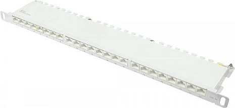 Patch panel rrjeti GoodConnections GC-N0141, 24 porta RJ45, Cat6a, 10GbE, 0.5U, gri