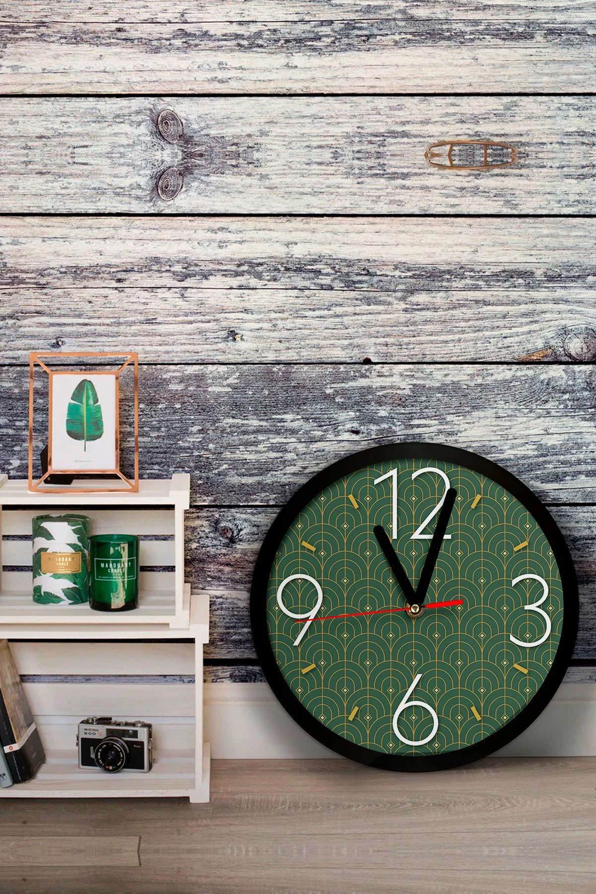 Orë dekorative MDF, shumëngjyrëshe, Wallity, Artavessa3Dclock26
