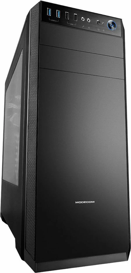 Kasë Modecom Oberon Pro AT-OBERON-PR-10-000000-0002 Midi Tower, e zezë
