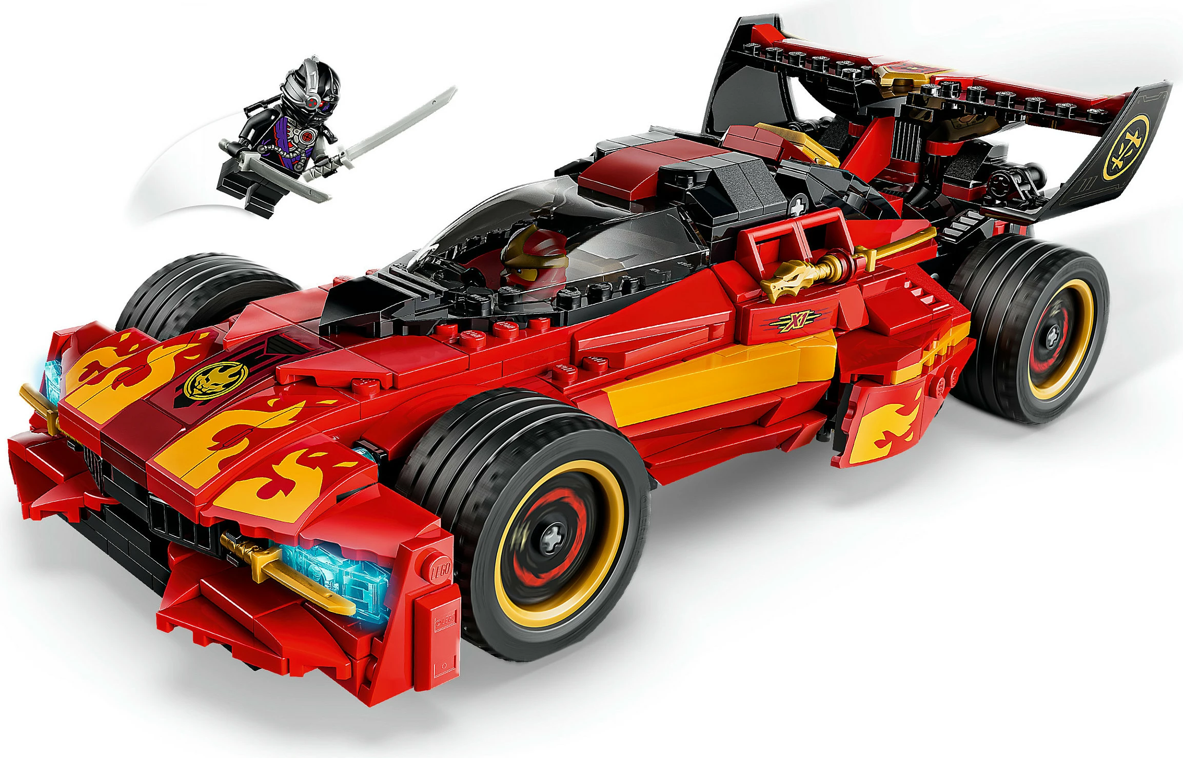 Set ndërtimi LEGO NINJAGO Legacy 71867 X-1 Ninja Supercar (15-vjetori), 691 copë, shumëngjyrësh