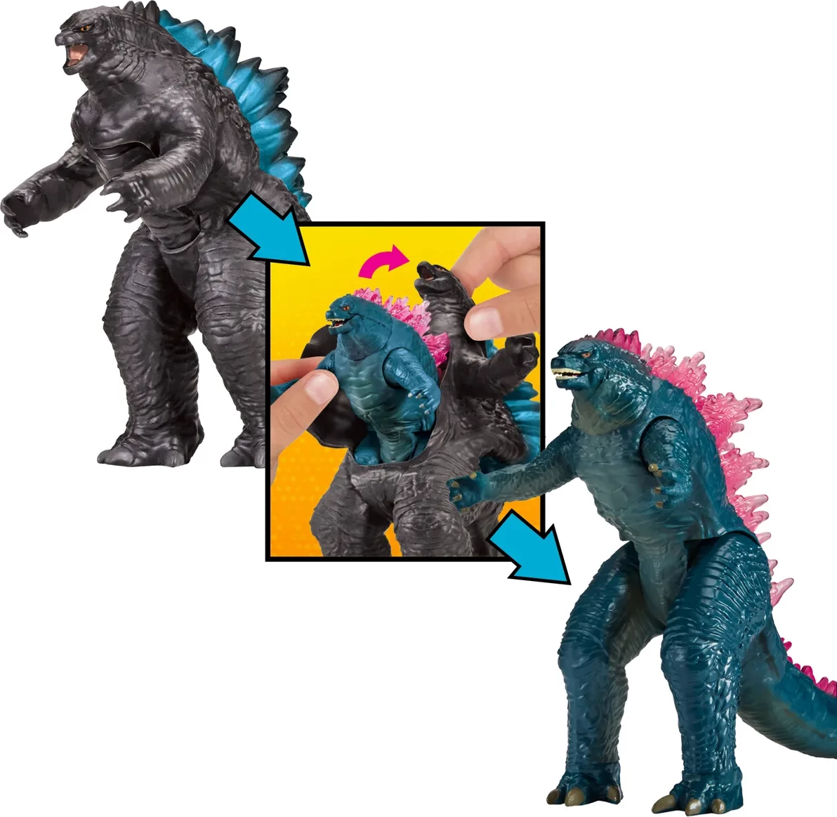Godzilla x Kong The New Empire Titan Evolution Godzilla Transforming Action Figure