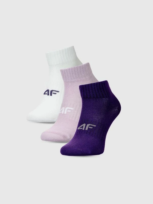 Çorape të shkurta për femra 4F, set prej 3 copë