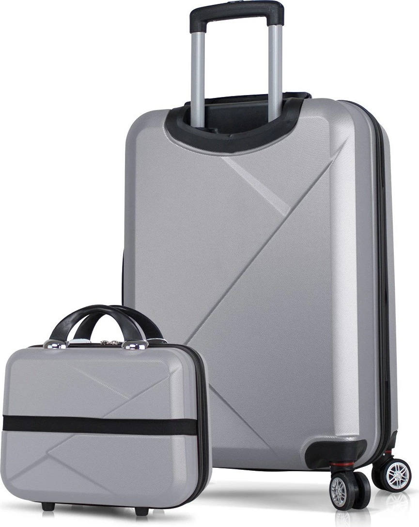 Set valixhesh (2 copë), ngjyrë gri, Zoozie Bags, 4988