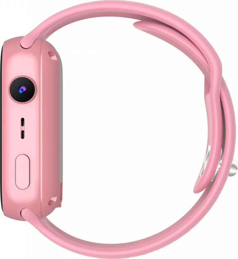 Smartwatch Garett Kids Twin 2 4G, për fëmijë, Rozë