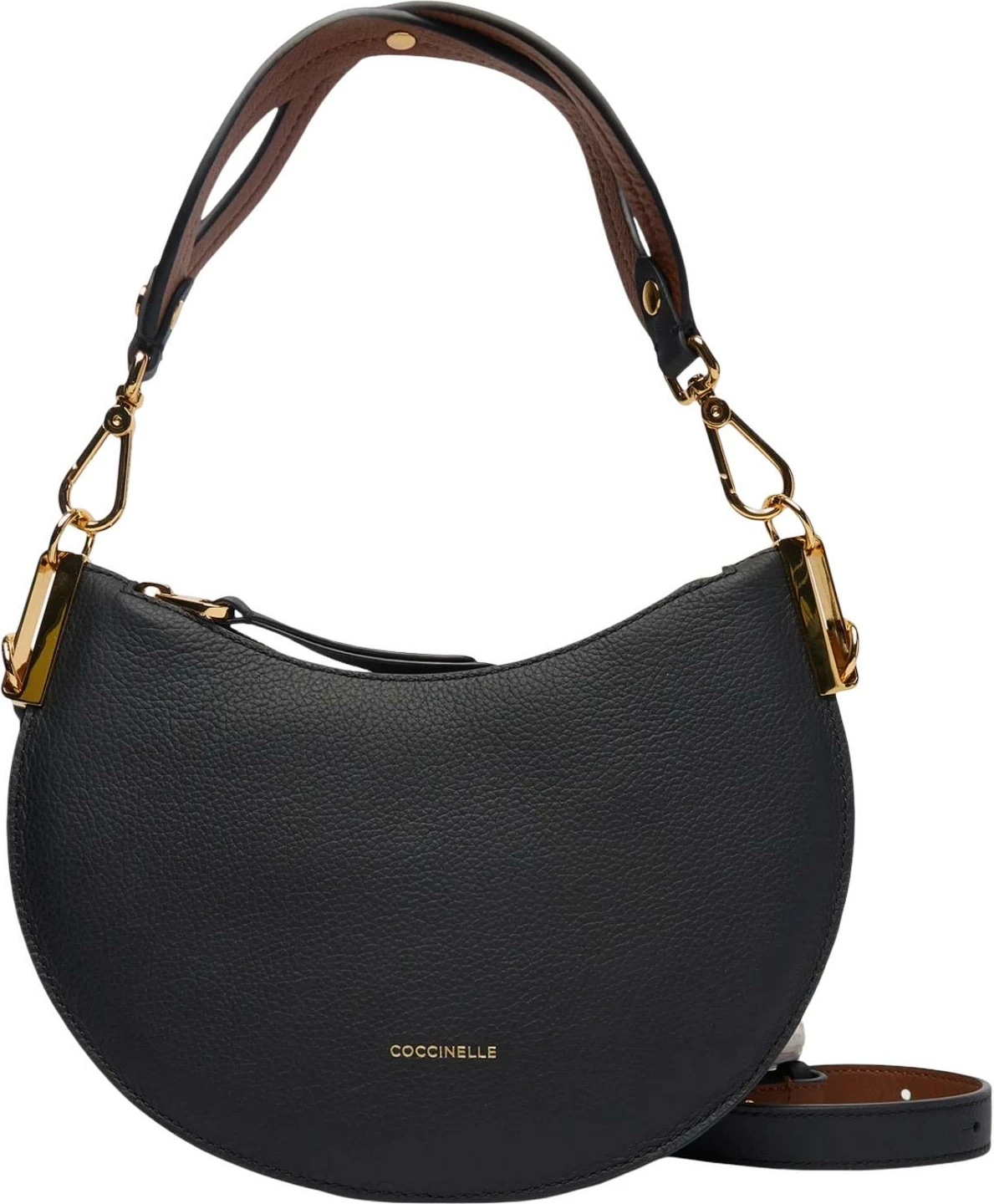 Çantë krahu për femra Coccinelle Sunup E1 QKF 13 03 01, antracit