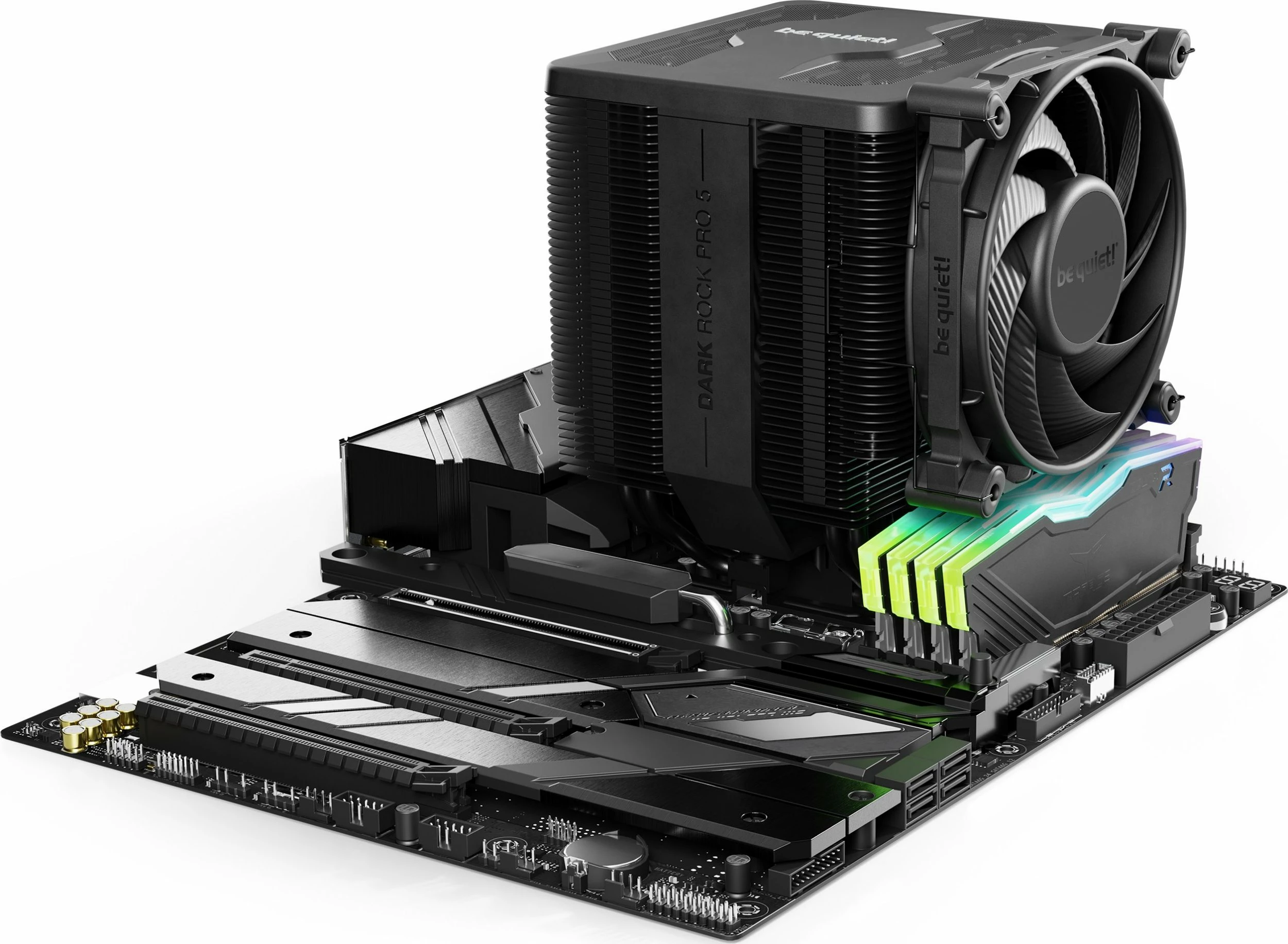 Ftohës CPU be quiet! Dark Rock Pro 5 BK036, 2 ventilatorë PWM 120/135mm, 7 heatpipes, i zi