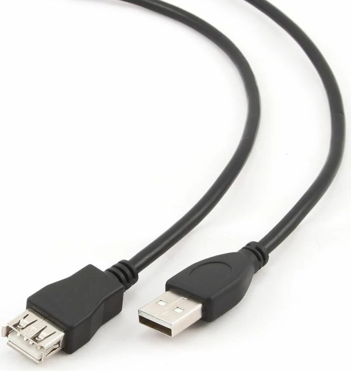 kabllo USB zgjatje Gembird CCP-USB2-AMAF-10, e zezë, 3m