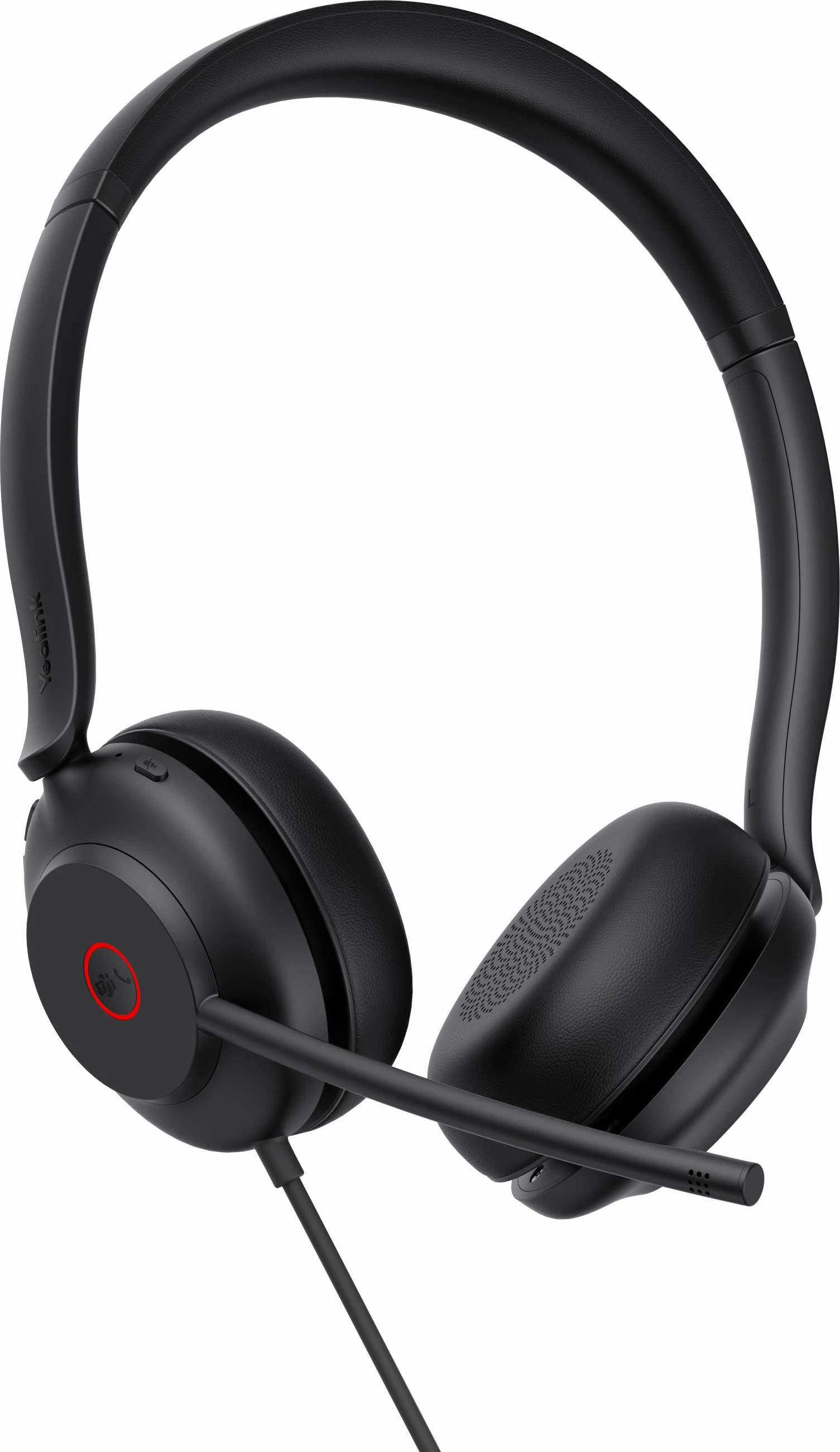 Kufje Yealink UH35 Dual Teams USB-A, me kabllo, për zyrë/qendër thirrjesh, 20 - 20000 Hz, 139.5 g, të zeza