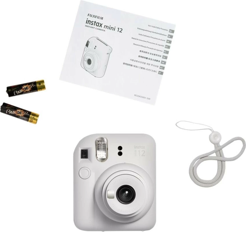 Fujifilm Instax Mini 12 - Instant camera - clay white