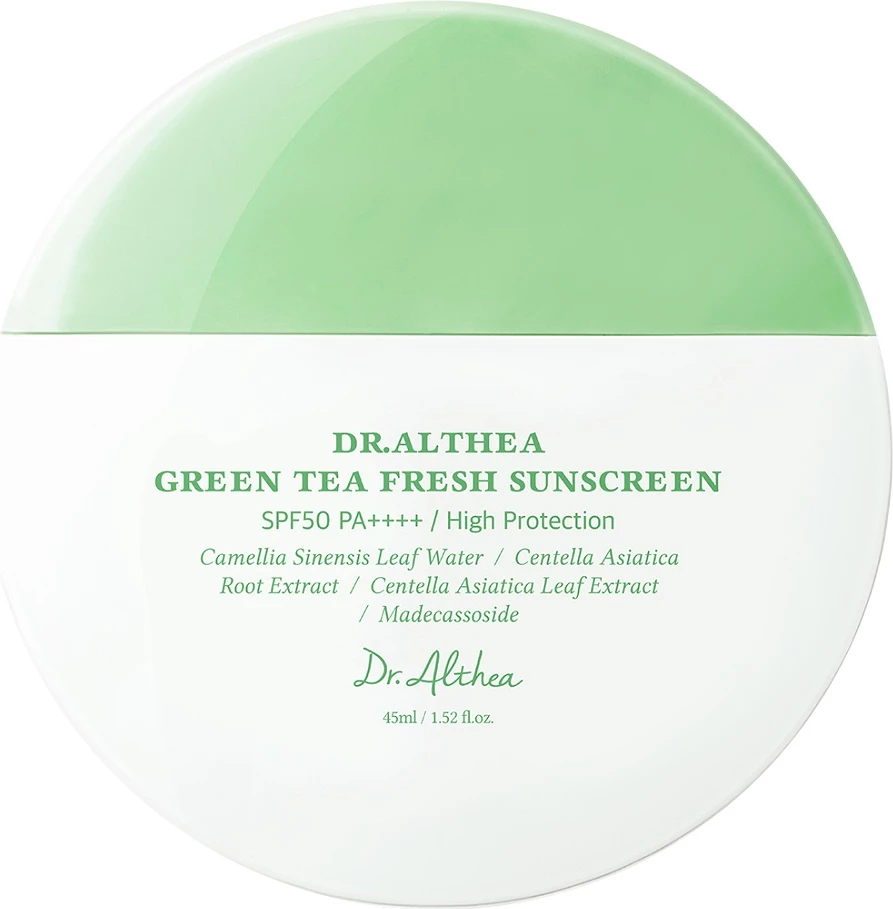 Krem për diell për femra Dr. Althea Green Tea Fresh Sunscreen SPF50 PA++++, 45ml