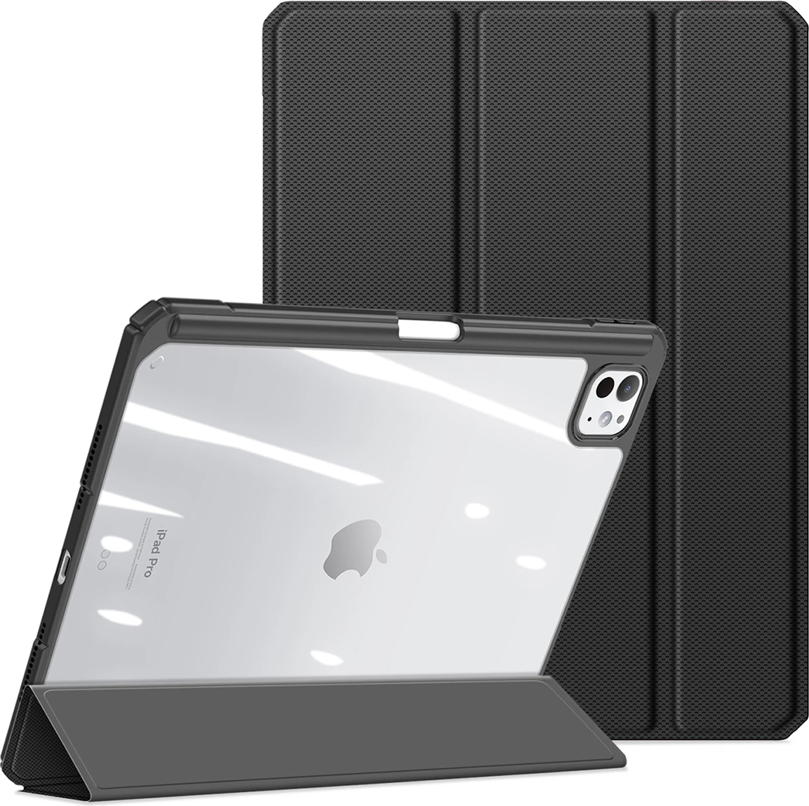 Mbështjellës Dux Ducis Toby për iPad Pro 11" (2024), me qëndrim, i zi